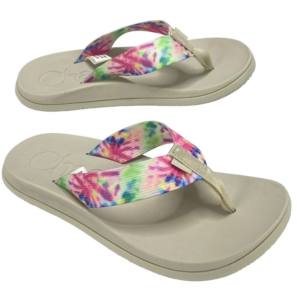 Chaco Tie Dye Chillos Flip Flop Sandals; 6